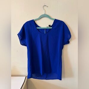 Fun & Flirt Vibrant Blue Blouse